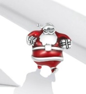 Pandory Charms święty mikołaj gruby gwiazdka