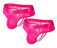2-pack Delikatne stringi męskie JOCKMAIL niski stan M