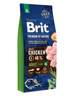 BRIT PREMIUM karma SUCHA KURCZAK dla dorosłych psów DUŻYCH ras 15 kg