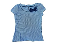 Bluzka damska paski granat r. 36/S , BDB