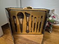 zestaw pędzli emerald gold makeup brush