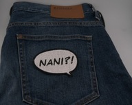 Naszywka Haftowana NANI?! Anime Meme – 10 x 6,5 cm