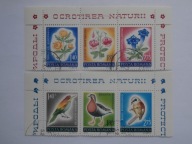 Rumunia - przyroda - Mi. 3103-08 - 2 trójki kasow.