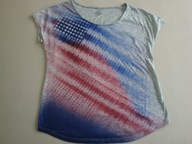 SONOMA lniana len bluzka dżety melanż ameryka flaga 38