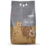 Comfy Naturalny żwirek drewniany pellet Pinokio z jonami srebra 7l dla kota
