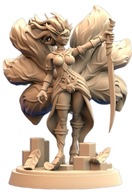 Wyrm Maiden Wróżka Wojownik Pinup B RPG Druk 3D NSFW