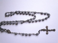 Popielaty różaniec z Lourdes