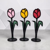 Personalizowany kwiat, grawer, tulipan, prezent na rocznicę, wieczna róża