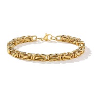 Bransoletka łańcuch Bizantyjski stal chirurgi 21cm