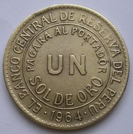 Peru 1 sol de oro 1964