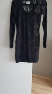 tunika czarna koronkowa 36