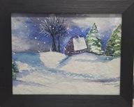 Obraz akwarela od Pauliny Bielamowicz-Zaleś