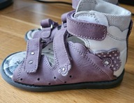 Sandały profilaktyczne z obcasem Thomasa, fioletowe, BARTEK r.23