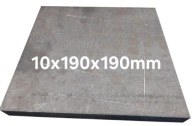 Blacha stalowa płaskownik formatka z blachy 10mm 190x190mm