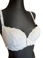 Piękny koronkowy biustonosz stanik delikatny push-up r. 75B