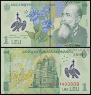 BNA - RUMUNIA 1 Lej Leu 2018 / 2020 seria 208L # P117n # POLIMER # VF/XF