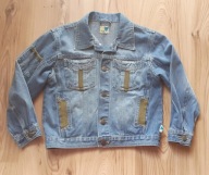Nowa dżinsowa kurtka katana chłopięca 134 140