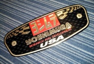 Emblemat tłumik Yoshimura USA wydech Komin aluminium Smart +Gratis