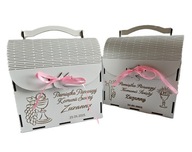 Pierwsza Komunia Święta Pudełko na Pieniądze Pamiątka kuferek z grawerem