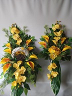 Komplet Cmentarz Kalie W Wiklinie Żółty Stojący