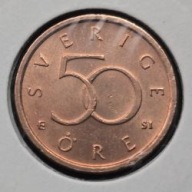 *SZWECJA [0464]*50 Ore 2007 (SVERIGE) Karol XVI Gustaw, Korona szwedzka