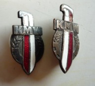 KOŁA MŁODZIEŻY WOJSKOWEJ KMW Wojsko Polskie ZMS ZMW ZSP LWP PRL 2 odznaki
