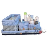 Organizery dla mamy higieniczne 5szt. PREMIUM WYPRAWKA KOSZE NA PRZYBORY