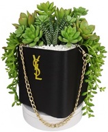 Doniczka Osłonka Czarna Torebka inspirowana modą ciekawy prezent gadżet