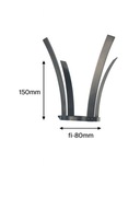 Obejma centrująca stabilizator rury do komina fi 80 Nierdzewna AISI 304