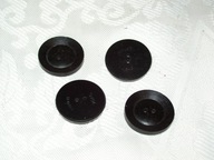 GUZIKI CZARNE - PUTURIT VINTAGE - 4 SZT.