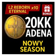 Lineage 2 L2 Reborn Eternal x10 Adena 20KK | Nowy Sezon | Szybko+Bonus