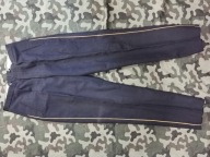 Spodnie Mundurowe Historyczne Pomarańczowa Wypustka