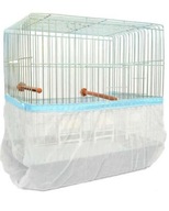 OSŁONA KLATKI DLA PAPUG PTAKÓW PEŁNA SIATKA rozmiar XXL KOLOROWA GUMKA 2XL