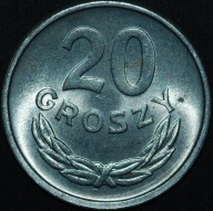 20 groszy 1963 - menniczy egzemplarz