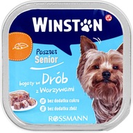 WINSTON Pasztet Senior karma mokra drób i warzywa 150 g