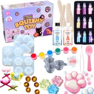 SQUISH SLIME ZESTAW XXL – GLUTY, GNIOTEK, ŁAPKA ZABAWKI DLA DZIECI PREZENT