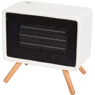 Grzejnik NAGRZEWNICA FARELKA ceramiczny na nóżkach 1500W timer Biały 15m2