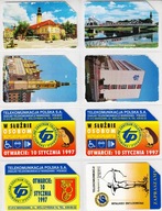 Zestaw 21 Karty używane 8 szt. w stanie dobrym