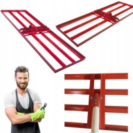 NIWELATOR TERENU RÓWNIARKA METALOWA DO TRAWNIKA/ OGRODU SOLIDNY PRECYZYJNY