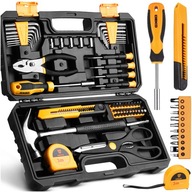 Zestaw Narzędzi Walizna narzędziowa Bity Nasadki Klucze Miarka 62 el. DEKO