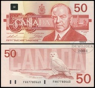 BNA - KANADA 50 Dolarów Dollars 1988 FHK 7780463 # P98a # VF/XF