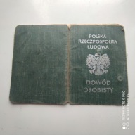 LEGITYMACJA DOWÓD OSOBISTY PRL BIAŁYSTOK