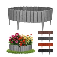 Szary 2,3m obramowanie rabatki, obrzeże trawnika, palisada ogrodowa taras