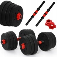 Hantle 30kg 2x15kg + SZTANGA ZESTAW CIĘŻARKÓW DO ĆWICZEŃ REGULOWANE