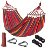 HAMAK 2 OSOBOWY OGRODOWY XXL HUŚTAWKA MOCNY WZMOCNIONY PAŁĄK DUŻY + TORBA