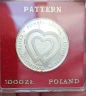1000 złotych 1986 (4) POMNIK SZPITAL - CENTRUM ZDROWIA MATKI POLKI - PRÓBA