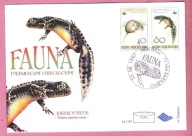 Bośnia i Herc. 1997, FDC 2zn. gryzonie nornik, płazy traszka salamandra
