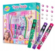 Kosmetyki dla DZIEWCZYNKI 9 LAT STUDIO TATUAŻU ZESTAW DO STYLIZACJI