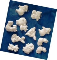 25 sztuk Farma zwierzątka figurki do malowania