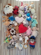 Zestaw maskotek 25szt Średnie 10-20cm 817